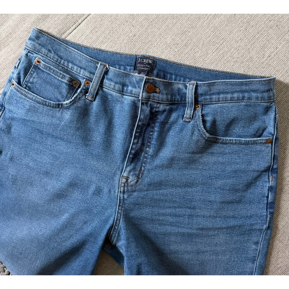 J.Crew Women's‎ Jeans Size 31 Straight Leg High Rise Blue
